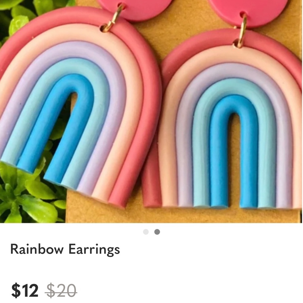 Cute Pastel Rainbow Earrings — Lightweight, Boho Style, Gift-Ready